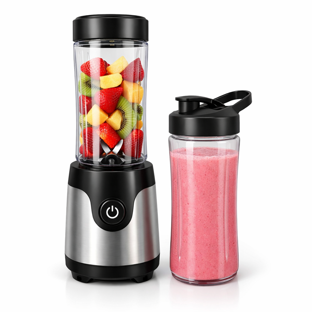 Juguera Eléctrica Portátil con Botella Incluida