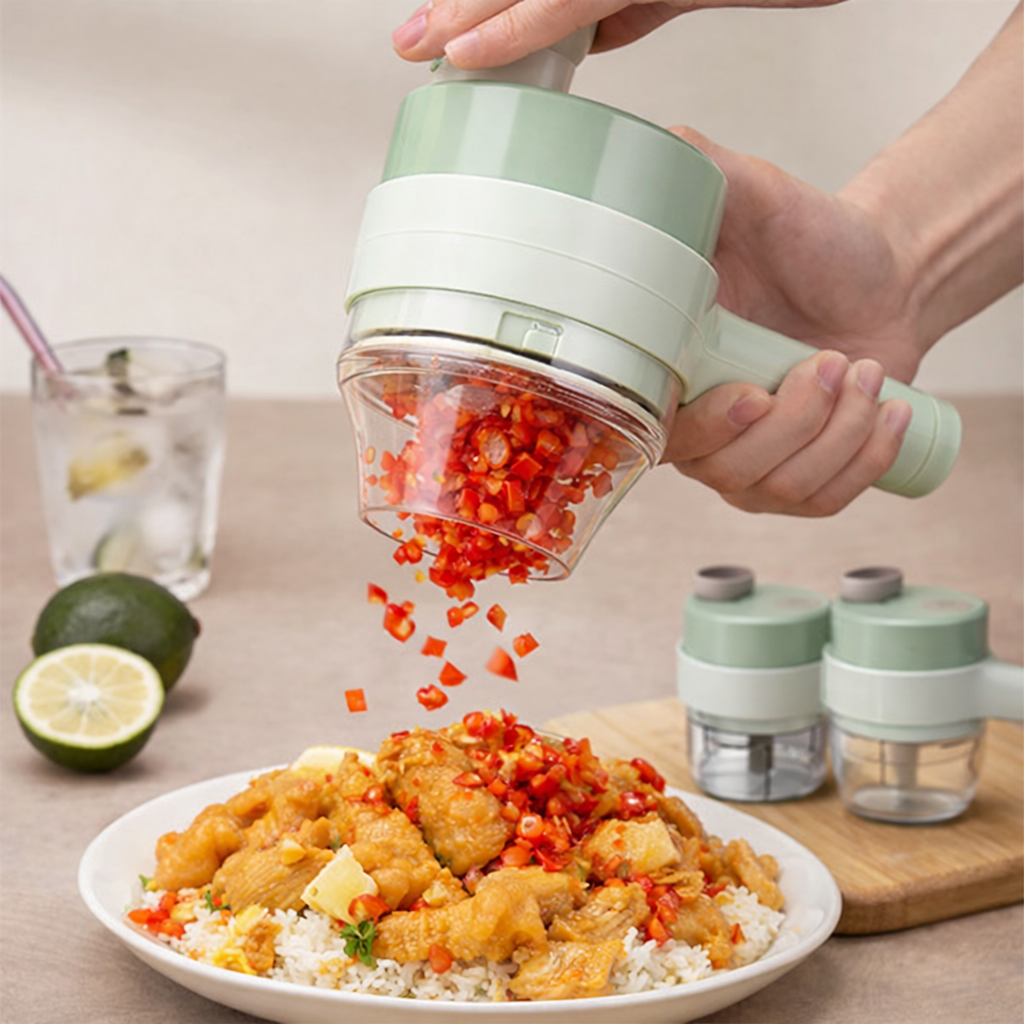 Cortador de verduras 4 en 1 multifunción